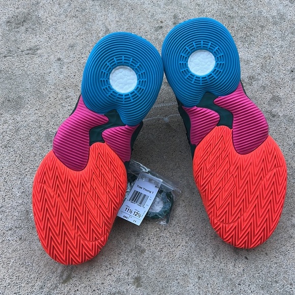 Adidas Boost Trae Young 1 '96 Olympics' Green/Black Sneaker Men's Size 11.5 NWT - Picture 5 of 9